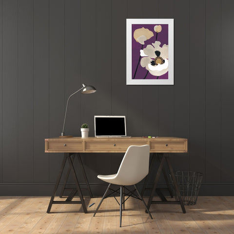 Ultraviolet Pop II White Modern Wood Framed Art Print by Ferry, Margaret