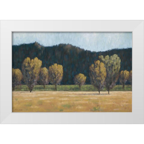 Cottonwood Country II White Modern Wood Framed Art Print by Macnab, John
