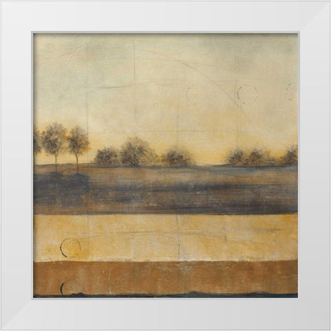 Silent Journey II White Modern Wood Framed Art Print by Martin, Cheryl