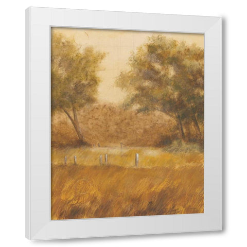 Traveled Path I White Modern Wood Framed Art Print by Martin, Cheryl