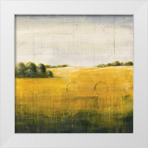 Earth Meets Sky I White Modern Wood Framed Art Print by Martin, Cheryl