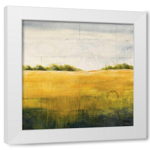 Earth Meets Sky II White Modern Wood Framed Art Print by Martin, Cheryl