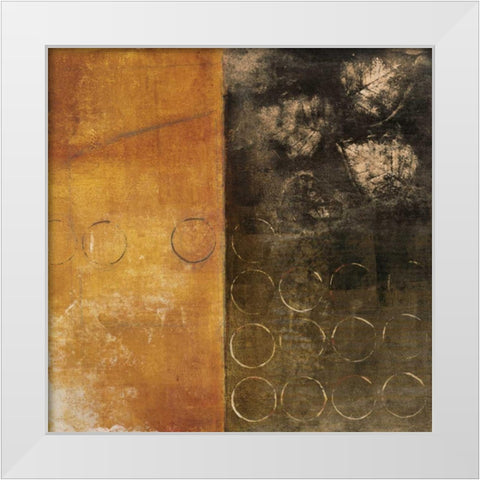 Interconnection II White Modern Wood Framed Art Print by Martin, Cheryl