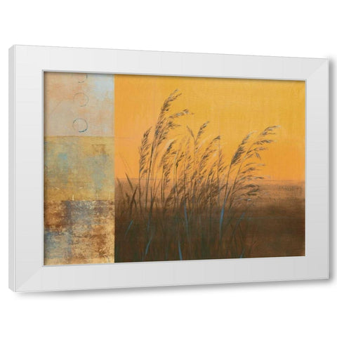Shimmering I White Modern Wood Framed Art Print by Martin, Cheryl