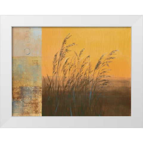 Shimmering I White Modern Wood Framed Art Print by Martin, Cheryl