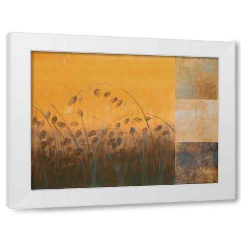 Shimmering II White Modern Wood Framed Art Print by Martin, Cheryl