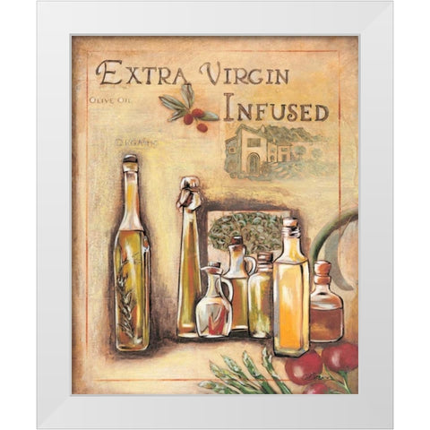 Olive Oil I White Modern Wood Framed Art Print by Osborne, Susan