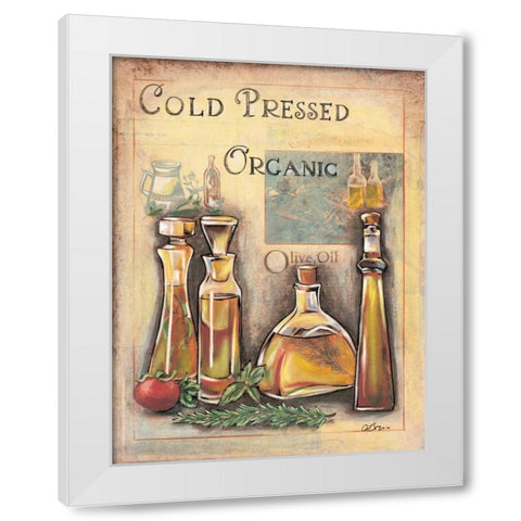 Olive Oil II White Modern Wood Framed Art Print by Osborne, Susan