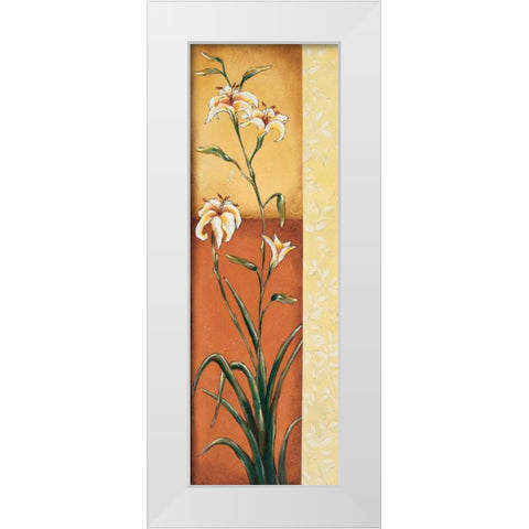 New Beginning II White Modern Wood Framed Art Print by Osborne, Susan