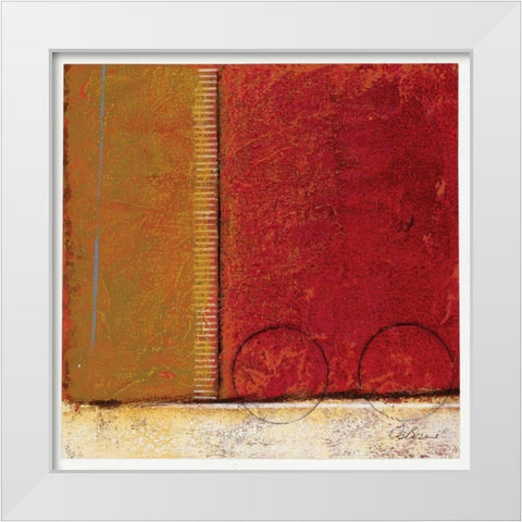 Spice Field I White Modern Wood Framed Art Print by Osborne, Susan