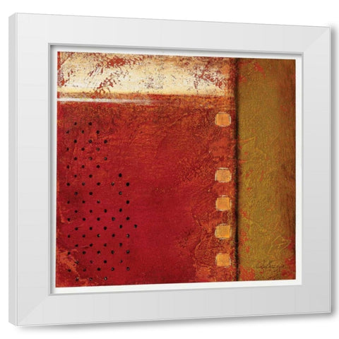 Spice Field II White Modern Wood Framed Art Print by Osborne, Susan