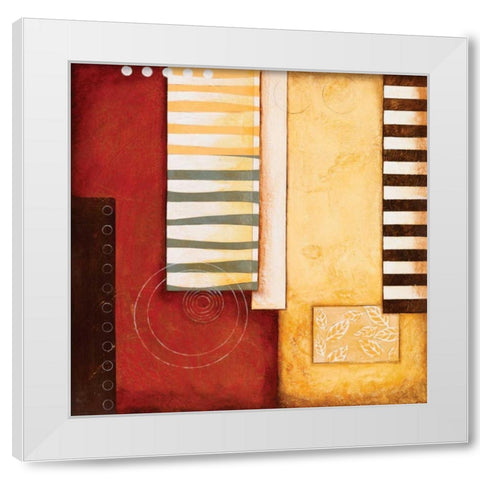 Sedona I White Modern Wood Framed Art Print by Osborne, Susan