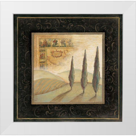 Natures Spirit II White Modern Wood Framed Art Print by Osborne, Susan