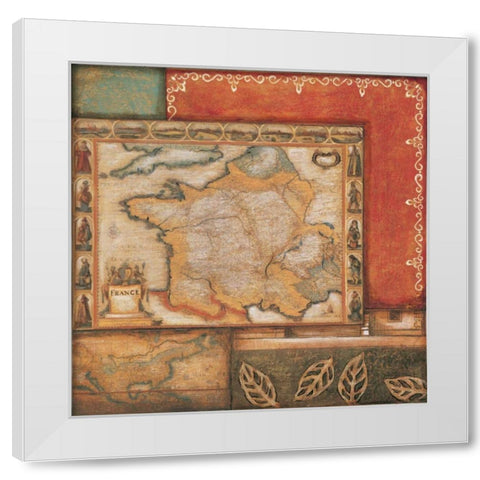 Renaissance II White Modern Wood Framed Art Print by Osborne, Susan