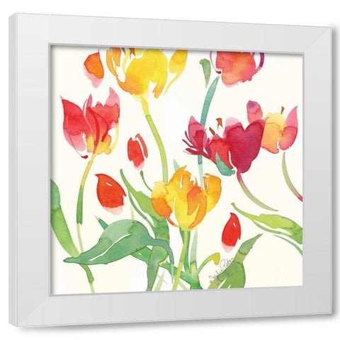 Jardin de Plantes I White Modern Wood Framed Art Print by Paton, Julie
