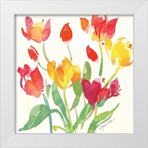 Jardin de Plantes II White Modern Wood Framed Art Print by Paton, Julie