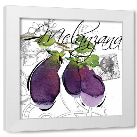 Alfresco Italia II White Modern Wood Framed Art Print by Paton, Julie