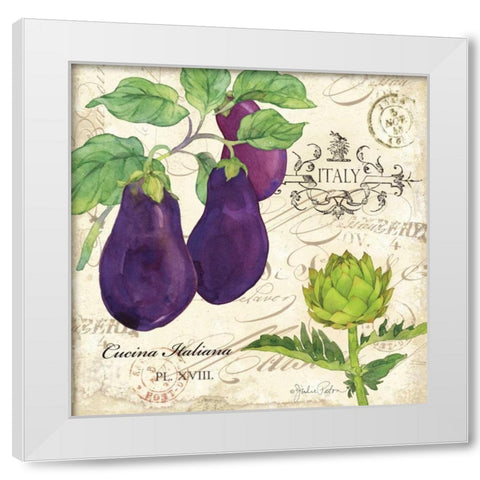 Cucina Italiana II White Modern Wood Framed Art Print by Paton, Julie