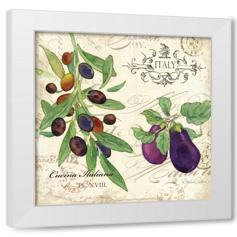 Cucina Italiana IV White Modern Wood Framed Art Print by Paton, Julie