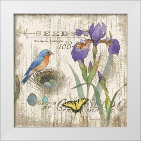 Artists Journal I White Modern Wood Framed Art Print by Paton, Julie