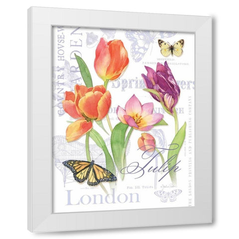 Country Manor II White Modern Wood Framed Art Print by Paton, Julie