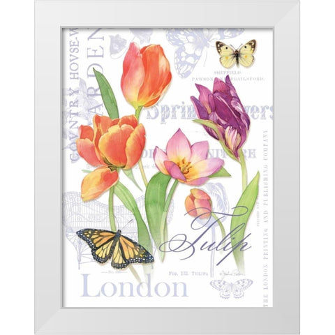 Country Manor II White Modern Wood Framed Art Print by Paton, Julie