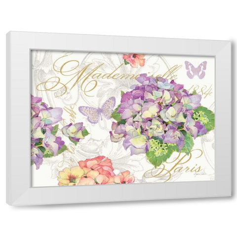 Hydrangea Mademoiselle White Modern Wood Framed Art Print by Paton, Julie