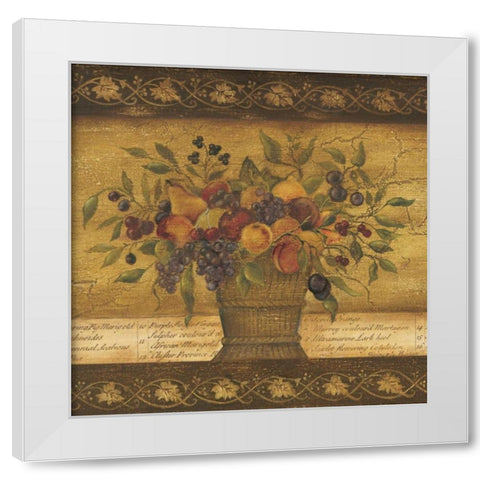 Abundance II White Modern Wood Framed Art Print by Poloson, Kimberly