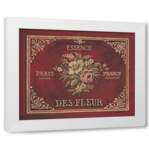 Essence White Modern Wood Framed Art Print by Poloson, Kimberly