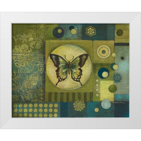 Metamorphic I White Modern Wood Framed Art Print by Poloson, Kimberly