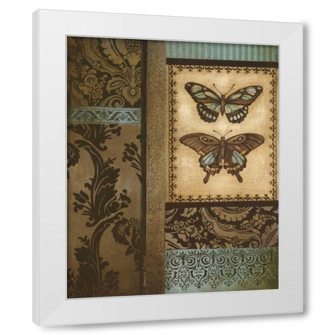Back to the Garden I White Modern Wood Framed Art Print by Poloson, Kimberly