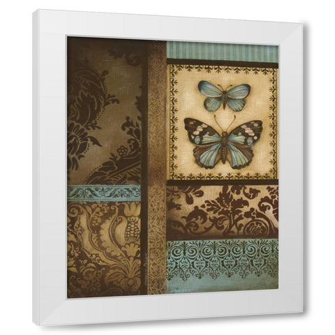 Back to the Garden II White Modern Wood Framed Art Print by Poloson, Kimberly