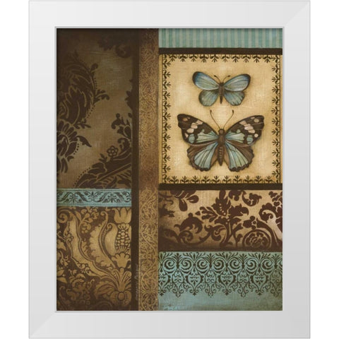 Back to the Garden II White Modern Wood Framed Art Print by Poloson, Kimberly