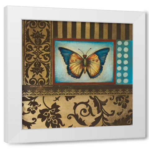 Over the Rainbow II White Modern Wood Framed Art Print by Poloson, Kimberly
