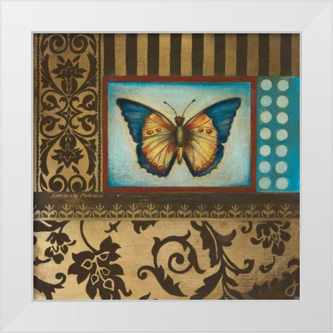 Over the Rainbow II White Modern Wood Framed Art Print by Poloson, Kimberly