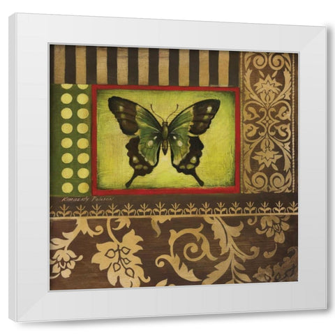Over the Rainbow III White Modern Wood Framed Art Print by Poloson, Kimberly