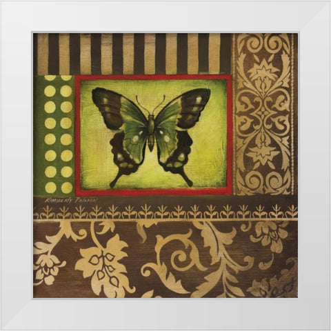 Over the Rainbow III White Modern Wood Framed Art Print by Poloson, Kimberly
