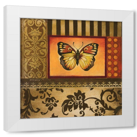 Over the Rainbow IV White Modern Wood Framed Art Print by Poloson, Kimberly