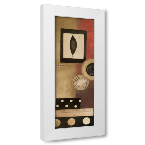 Radius Panel I White Modern Wood Framed Art Print by Poloson, Kimberly
