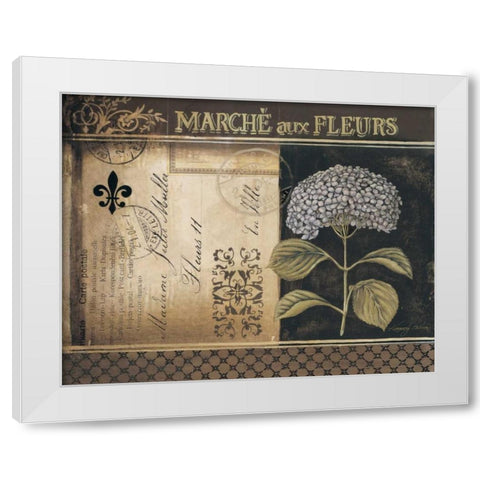 Botanique II White Modern Wood Framed Art Print by Poloson, Kimberly