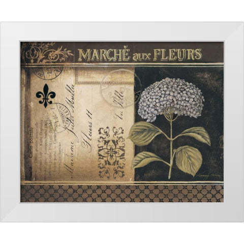 Botanique II White Modern Wood Framed Art Print by Poloson, Kimberly