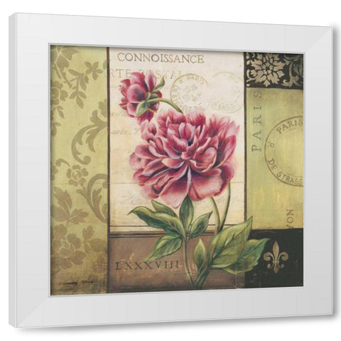 Le Jardin Secret II White Modern Wood Framed Art Print by Poloson, Kimberly