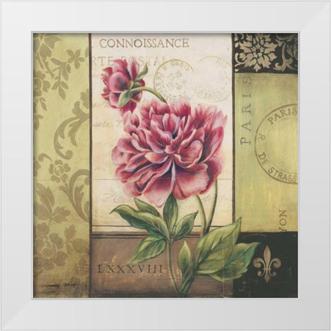 Le Jardin Secret II White Modern Wood Framed Art Print by Poloson, Kimberly