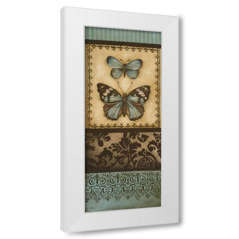 Around the Garden II White Modern Wood Framed Art Print by Poloson, Kimberly