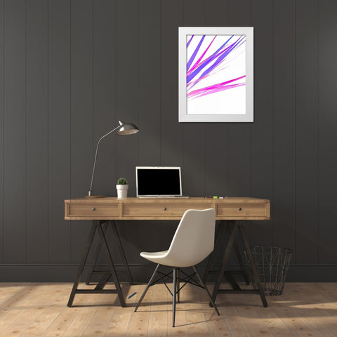 High Voltage II White Modern Wood Framed Art Print by Burkhart, Monika