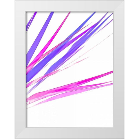 High Voltage II White Modern Wood Framed Art Print by Burkhart, Monika