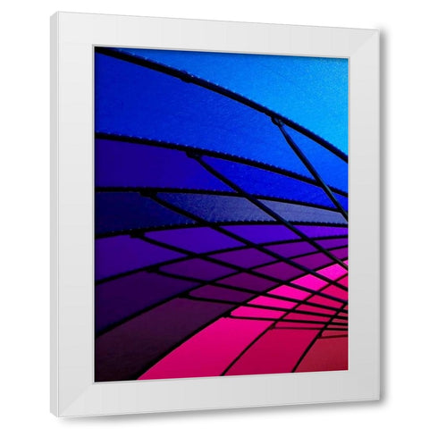 Rainglo I White Modern Wood Framed Art Print by Burkhart, Monika