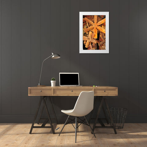 New Era VI White Modern Wood Framed Art Print by Berzel, Erin