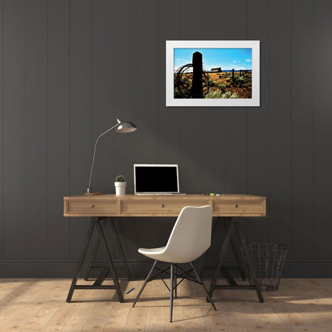 Mountain Summer II White Modern Wood Framed Art Print by Berzel, Erin