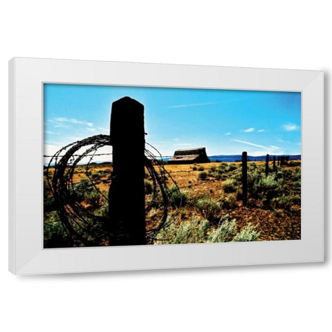 Mountain Summer II White Modern Wood Framed Art Print by Berzel, Erin